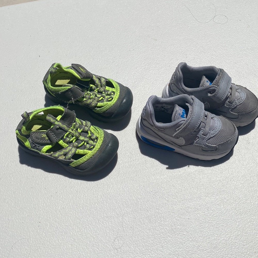 5c Nike and Oshkosh sandals